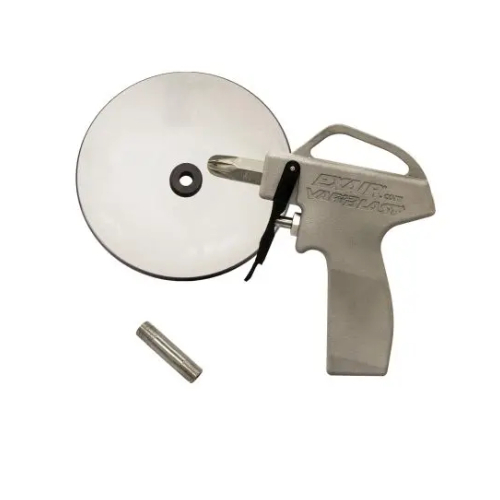 Exair 1699SS-CS VariBlast Compact Safety Air Gun with 1/8 MNPT Stainless Steel Mini Super Air Nozzle and Chip Shield