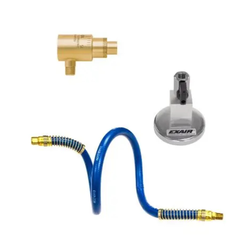 Exair 6019-9368 Adjustable Air Jet with 18", Stay Set Hose and Magnetic Base