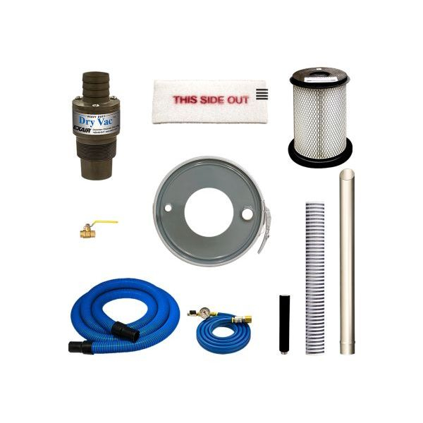 Exair 6199-30 30 Gallon Heavy Duty HEPA Vac System