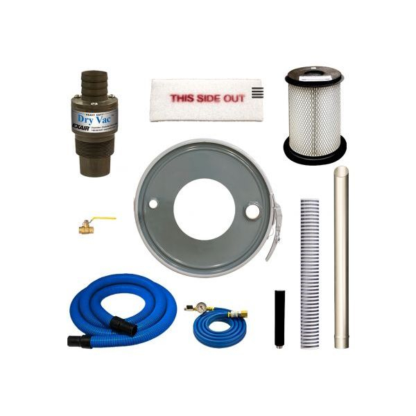Exair 6199 55 Gallon Heavy Duty HEPA Vac System