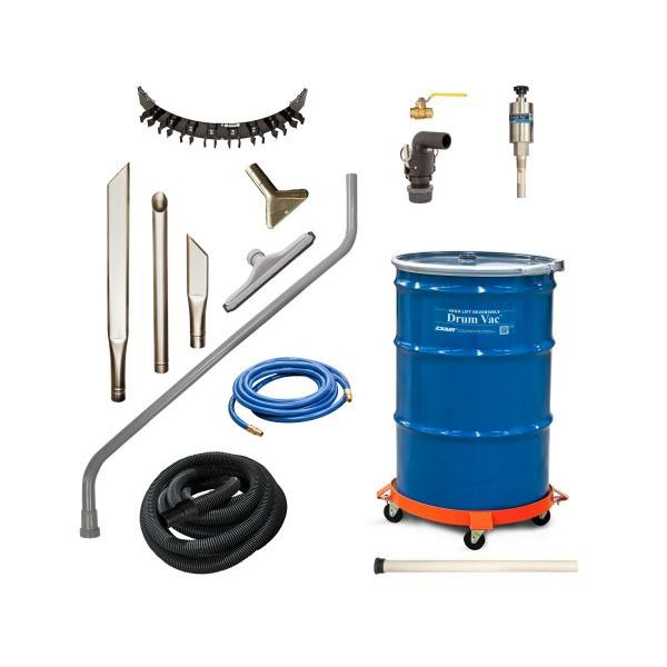 Exair 6395 55 Gallon Premium High Lift Reversible Drum Vac System
