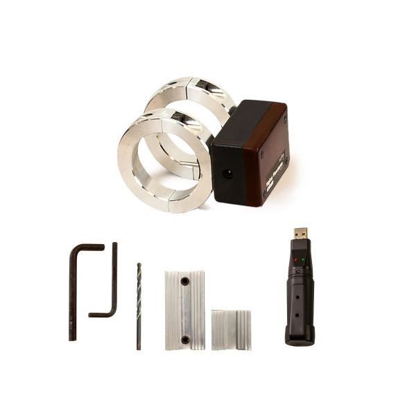 Exair 9094-DAT 2-200 SCFM Digital Flowmeter 1-1/2" with Data Logger with Drill Guide Kit