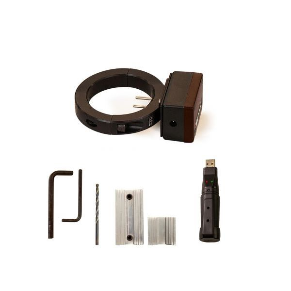 Exair 9095-DAT 4-400 SCFM Digital Flowmeter 2" with Data Logger with Drill Guide Kit