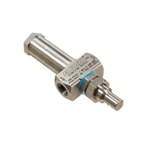 Exair AD2010SS No Drip Internal Mix Deflected Flat Fan Atomizing Nozzle, 6.9 GPH, 1/4 FNPT