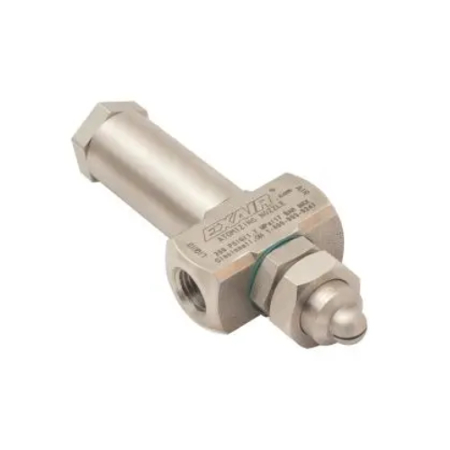 Exair AF2050SS No Drip Internal Mix Flat Fan Atomizing Nozzle, 42.0 GPH, 1/4 FNPT