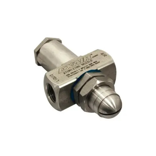 Exair AF6010SS No Drip Internal Mix Flat Fan Atomizing Nozzle, 46.2 GPH, 1/2 FNPT