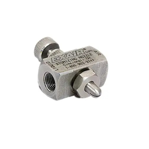 Exair AF8040SS Internal Mix Flat Fan Atomizing Nozzle, 28.00 GPH, 1/8 FNPT