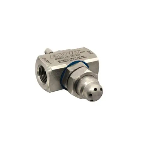 Exair AW5020SS Internal Mix Wide Angle Round Atomizing Nozzle, 115.0 GPH, 1/2 FNPT