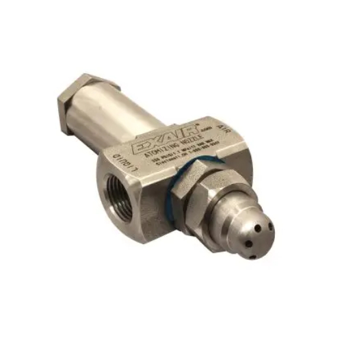 Exair AW6020SS No Drip Internal Mix Wide Angle Round Atomizing Nozzle, 115.0 GPH, 1/2 FNPT
