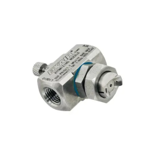 Exair EF1030SS External Mix Narrow Angle Flat Fan Atomizing Nozzle, 14.00 GPH, 1/4 FNPT