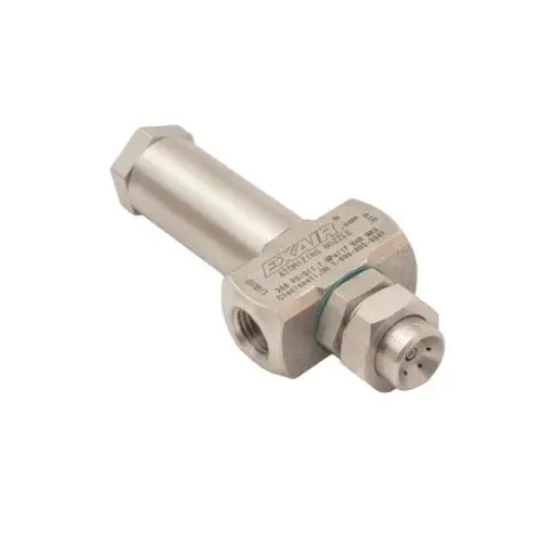 Exair ER2050SS No Drip External Mix Round Atomizing Nozzle, 60.0 GPH, 1/4 FNPT