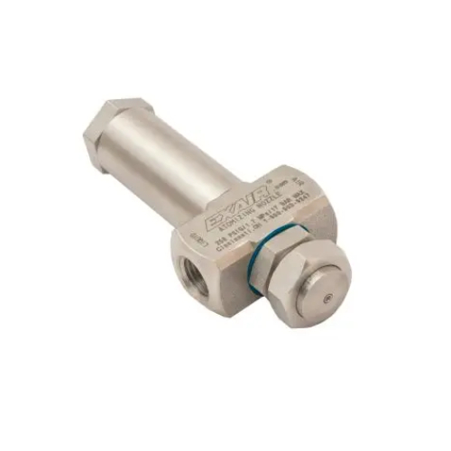 Exair SR2020SS No Drip Siphon Fed Round Atomizing Nozzle, 1.9 GPH, 1/4 FNPT