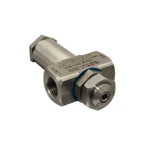 Exair SR6010SS No Drip Siphon Fed Round Atomizing Nozzle, 68.3 GPH, 1/2 FNPT