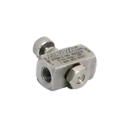 Exair SR8030SS Siphon Fed Round Atomizing Nozzle, 1.98 GPH, 1/8 FNPT