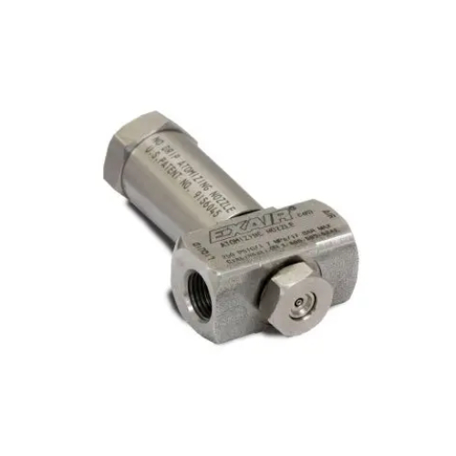 Exair SR9050SS No Drip Siphon Fed Round Atomizing Nozzle, 5.12 GPH 1/8 FNPT
