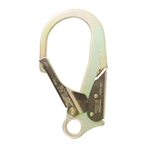 Gemtor 3100 Flat Alloy Steel Locking Snaphook with 2-1/2" Gate Opening