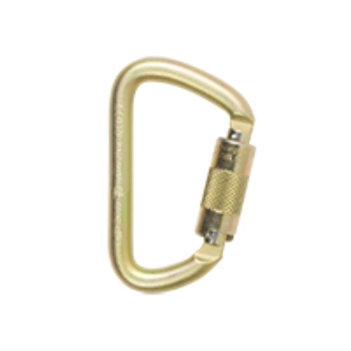 Gemtor 5105 Steel Offset D-Carabiner with Automatic Lock