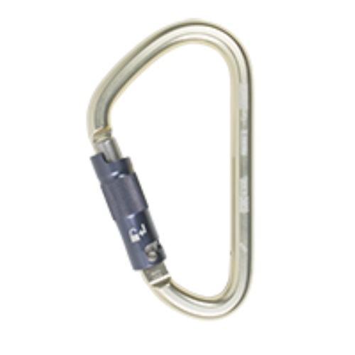 Gemtor 5742 Aluminum, Side Opening Large Carabiner with Triple Locking Gate