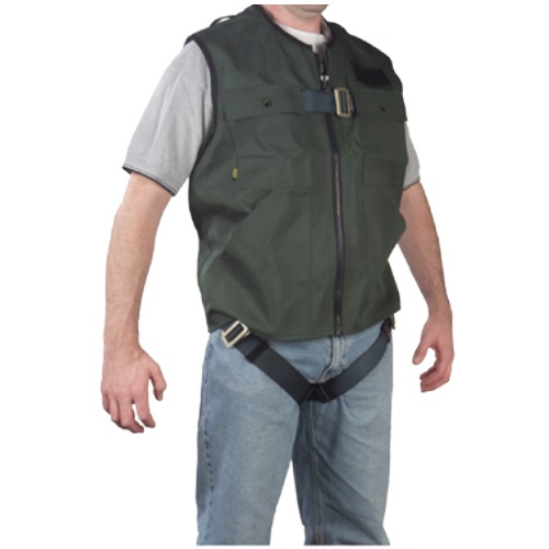 Gemtor 846377-1 Small, Polyester Full-Body Harness Within a Comfortable Lightweight Vest