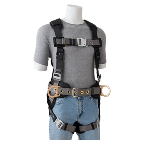 Gemtor 975-9 XXL Construction Harness, Quick Connect Legs/Chest