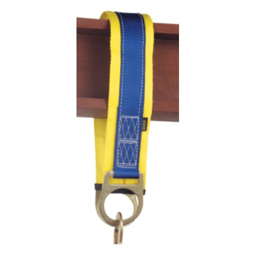 Gemtor AS-1-4 Anchor Sling, 1-3/4" Polyester Webbing with 3" Wear Pad, 2 D-Rings 4'