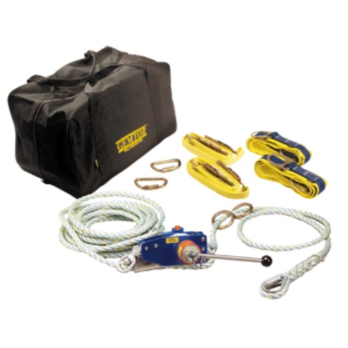Gemtor HL1-60 Complete Lifeline System, Horizontal, 60' Synthetic Rope