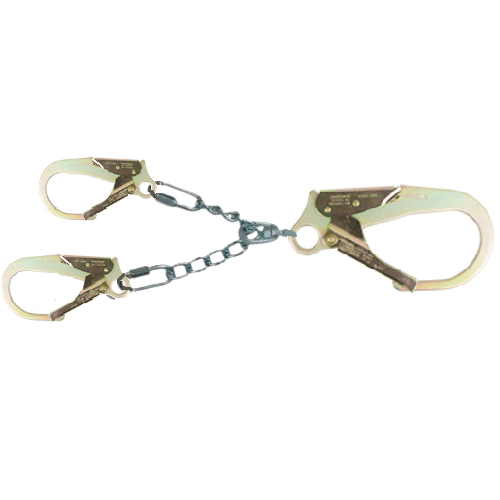 Gemtor RC18LZN Chain Rebar Assembly with Alloy Steel Locking Snaphook, No Swivel, 18" Long