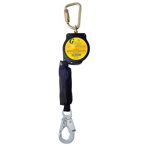 Gemtor SRD-11W G-Force 11 ft Webbing Fall Limiter with Composite Housing and Locking Snaphook