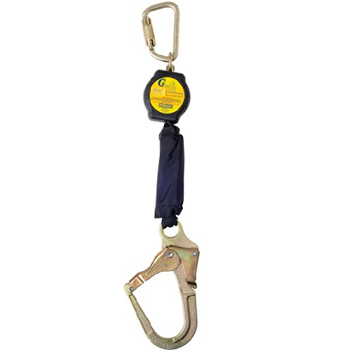 Gemtor SRD-6WZ G-Force 6 ft Webbing Fall Limiter with Composite Housing and Locking Rebar Snaphook