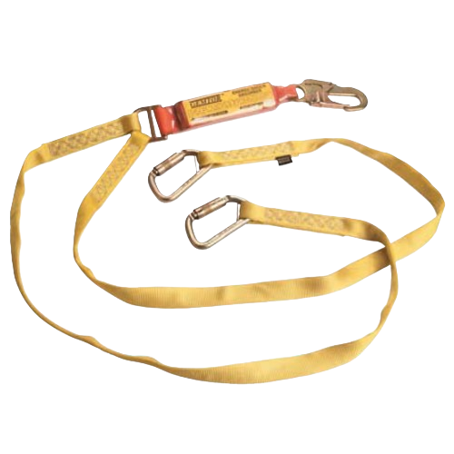 Gemtor TB1101LY10 Lanyard, 100% Tie-Off, Tie-Back, Soft-Pack Energy Absorber, 10'