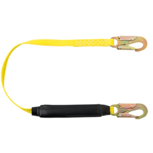 Gemtor VP156-4 Energy Absorbing Lanyard, with Pack, Polyester, 4 ft