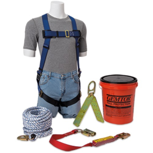 Gemtor VP811-2 Fall Protection Roofer's Kit with Reusable Anchor