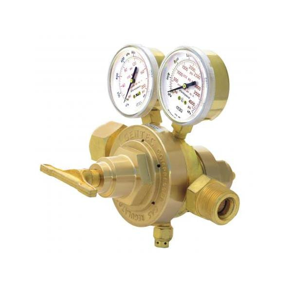 Gentec 153TMX-125 Heavy Duty Two Stage Manifold Regulator Oxygen, Inert Gas, Air