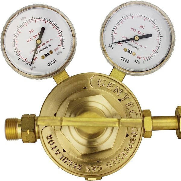 Gentec 155H-200 Extra Heavy Duty Single Stage Cylinder Regulator Hydrogen, Methane, CGA350