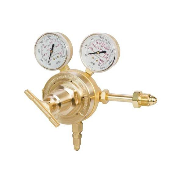 Gentec 155HFX-800 Heavy Duty Single Stage High Flow High Pressure Piston Style Cylinder Regulator Oxygen