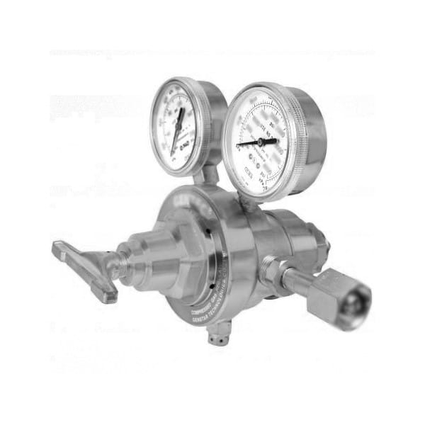 Gentec 155TX-200 Extra Heavy Duty Two Stage Cylinder Regulator Oxygen, CGA540 10-200 PSI