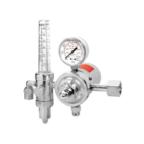 Gentec 194CE-100-220 Electrically Heated CO2 Flowmeter Regulator 100 SCFH, 220VAC, Gas Saving
