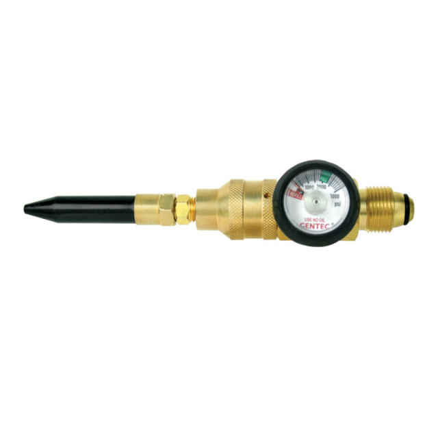 Gentec 229G Balloon Filler Regulator, Economy with Gauge, CGA580