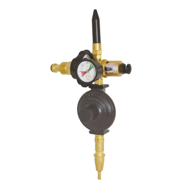 Gentec 230HGMYA Balloon Filler Regulator, Hand Tight, 3000PSI, CGA580
