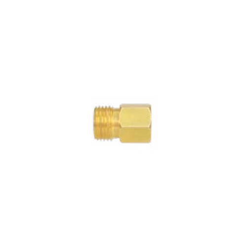 Gentec 24-0105 Brass Adaptor Oxygen, 3/8RH-9/16RH