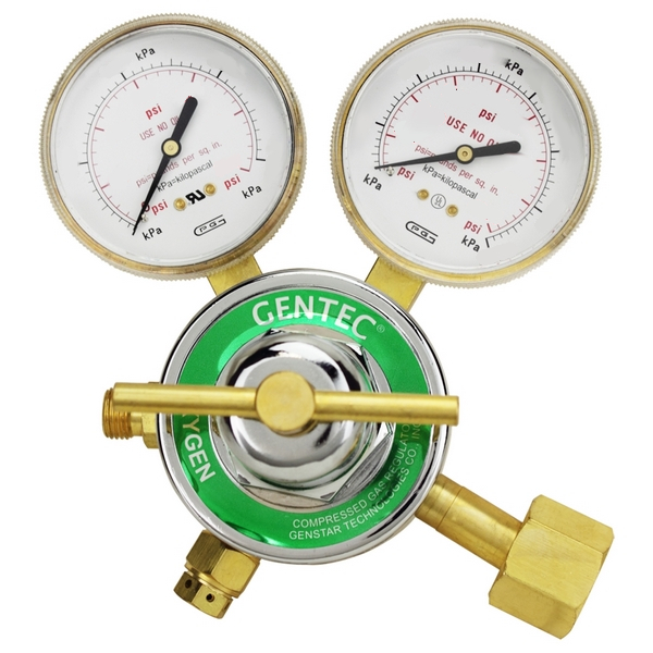 Gentec 453X-175 Single Stage HD Regulator, Oxygen, CGA540
