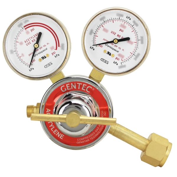 Gentec 453Y-15-3 Single Stage HD Regulator, Acetylene CGA300