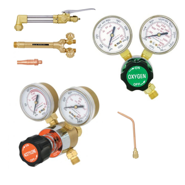 Gentec 12-PO Tote-A-Torch Outfit for Repair and Maintnance, MD Deluxe, with Check Valves