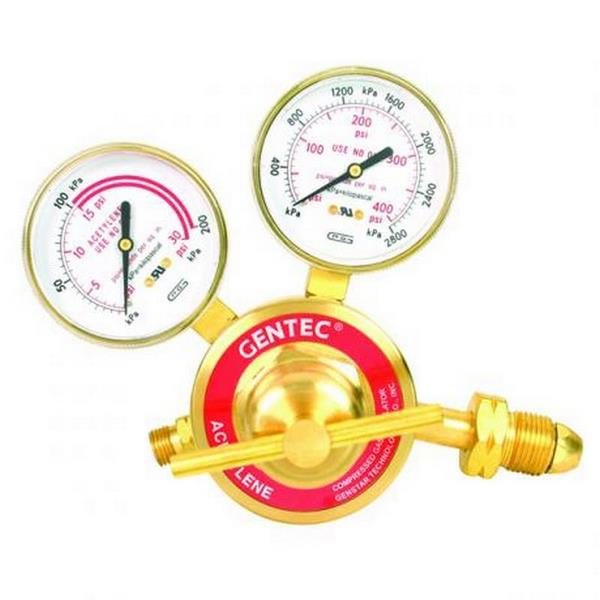 Gentec 753Y-15 Silver Series HD Acetylene Regulator