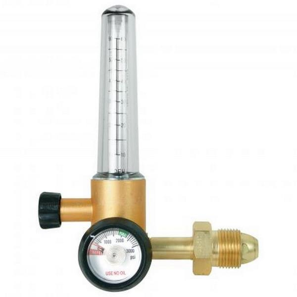 Gentec 791AR-60SP Light Duty Single Stage Argon Flowmeter Regulator, Skin Package