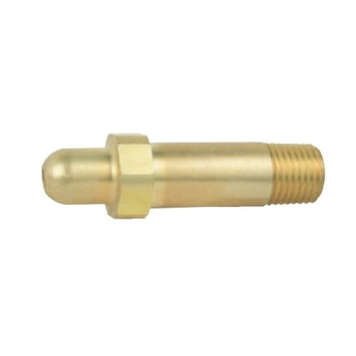 Gentec RNP14-3SF 1/4" NPT Nipple 3" CGA346 for Air Up to 3000PSI w/ Sintered Bronze Filter