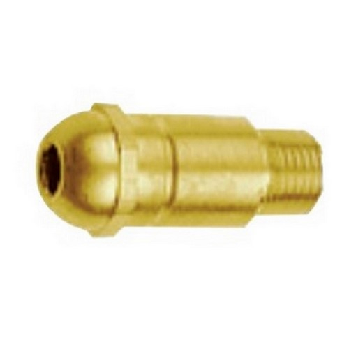 Gentec RNP300-3SFSP 1/4" NPT Nipple 1-3/4" CGA520 w/ Sintered Bronze Filter, Skin Pack