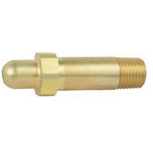 Gentec RNP347-3SF 1/4" NPT Nipple 3" CGA347 for Air/High Pressure up to 5500PSI w/ Sintered Bronze Filter