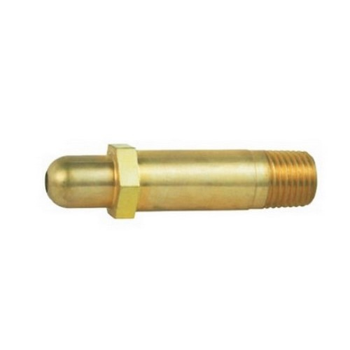 Gentec RNP83-SF 1/4" NPT Nipple 2-1/2" CGA540 for Hydrogen/Natural Gas Up to 5500PSI w/ Sintered Bronze Filter