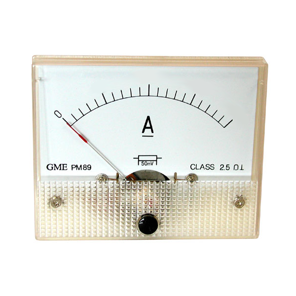 Ammeters GME Technology PM89-A10A PM89 Series Analog Panel AC Ammeter, 0 - 10